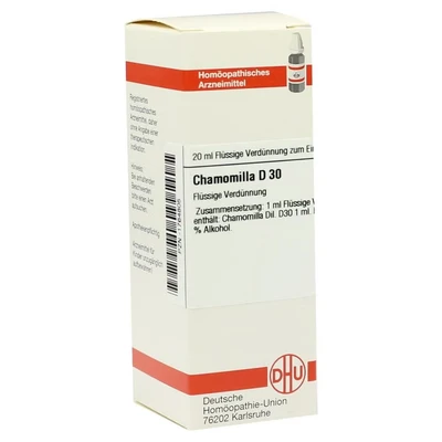 Abbildung von Chamomilla D 30 Dilution 20 ml