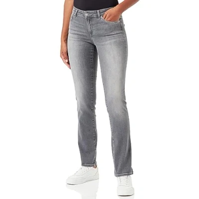 Abbildung von VERO MODA Damen VMDAF MR Straight DO202 NOOS Jeans, Medium Grey Denim, 28/32