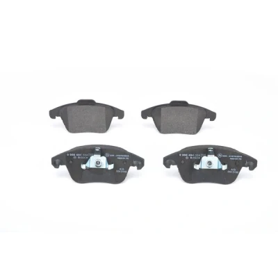 Abbildung von BOSCH 0 986 494 324 Bremsbelagsatz Low Metallic mit Anti Quietsch Blech, Kolbenclip CITROËN: C4 II Schrägheck, DS4 Picasso 1