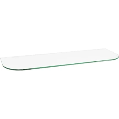 Abbildung von ib style Glasboden klar 6 mm und satiniert 11 Abmessungen Glasscheibe Glasplatte für Glasregal KLARGLAS 900x150