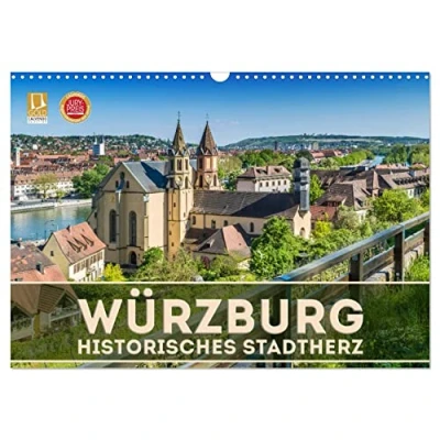 Abbildung von WÜRZBURG Historisches Stadtherz (Wandkalender 2025 DIN A3 quer), CALVENDO Monatskalender