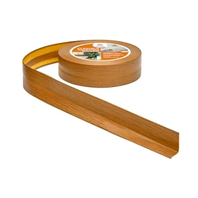 Abbildung von Quest Weichsockelleiste Selbstklebend, PVC Sockelleiste, Abschlussleiste 32 mm x 23 Flexible Knickleiste für Innenbereich, Wand, Boden Dicht, Dekorativ 15 Meter, Rustikale Eiche