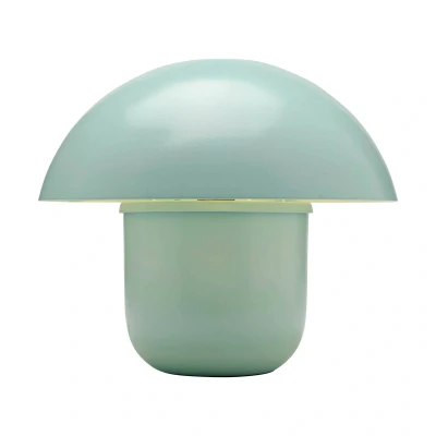 Abbildung von Kare Design Tischlampe Mushroom Mint, Grün, Pilzlampe, Metall, Moderne Tischleuchte, Schreibtischlampe, Büro, Wohnzimmer, Schlafzimmer, Office, keine Leuchtmittel inklusive, 27x29x29 (HxBxT)