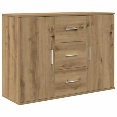 Abbildung von vidaXL Sideboard Artisan Eiche 90x29,5x65 cm Holzwerkstoff (1 St)