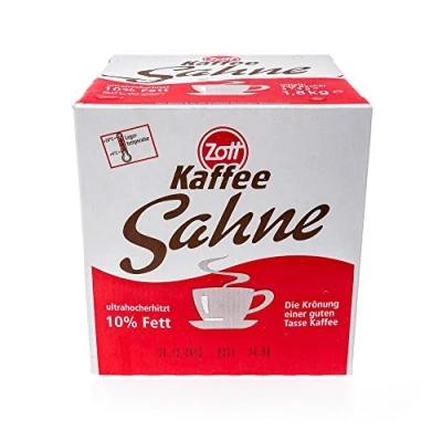 Abbildung von Zott Kaffeesahne, Portionspackungen, 10 % Fett, (240 x g Becher) 240Portionen