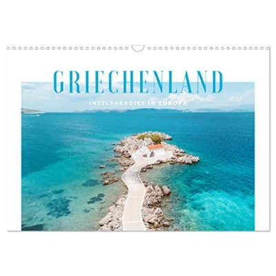 Abbildung von Griechenland Inselparadies in Europa (Wandkalender 2025 DIN A3 quer), CALVENDO Monatskalender