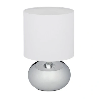 Abbildung von relaxdays Nachttischlampe Touch, Silber