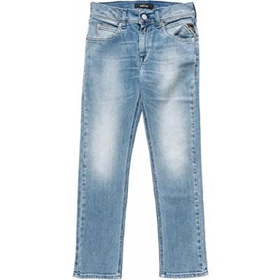 Abbildung von Replay Jungen Jeans Wallys Super Slim Fit mit Stretch, Blau (Light Blue 010), 14 Jahre