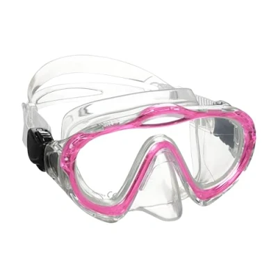 Abbildung von Mares Erwachsene Mask Sharky Taucherbrille, Rosa, One Size