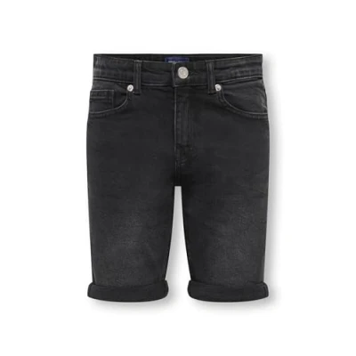 Abbildung von ONLY &amp; SONS junior Jeans Shorts für Kinder, Größe: 146, Washed black