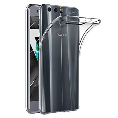 Abbildung von AICEK Honor 9 Hülle, Transparent Silikon Schutzhülle für Huawei Case Crystal Clear Durchsichtige TPU Bumper Handyhülle