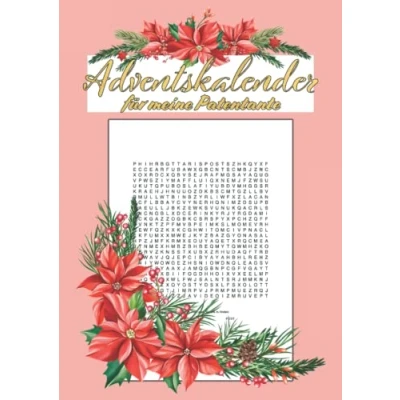 Abbildung von Adventskalender für meine Patentante: Wortsuchrätsel als Weihnachtskalender mit 3 Rätsel jeden Tag der Adventszeit
