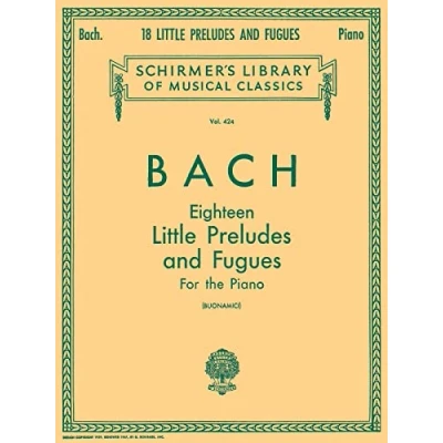 Abbildung von 18 Little Preludes and Fugues: Piano Solo: Schirmer Library of Classics Volume 424 Solo