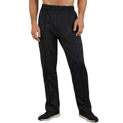 Abbildung von Herbold Sportswear Freizeithose Trainingshose mit Frontbiese, Seitentaschen Gr.52 schwarz