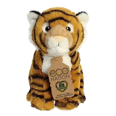 Abbildung von Aurora World 35000 Eco Nation Peluche, Orange, Schwarz, Weiß