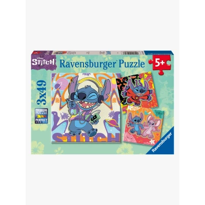 Abbildung von Ravensburger Disney Stitch Puzzles 3x49 Teile