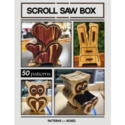 Abbildung von Scroll Saw Box Patterns for boxes: Woodworking Box. Band the Modern Woodworker.