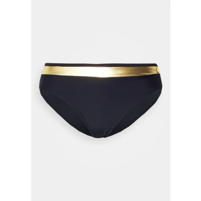Abbildung von Lascana Pants Compact Elodie Bikinihose black/goldcoloured, Damen, Größe: 32, Black/gold coloured