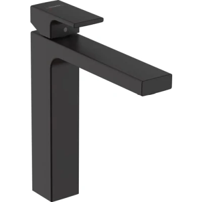Abbildung von hansgrohe Waschtischarmatur &quot;Vernis Shape&quot;, 19cm, mit isolierter Wasserführung und Zugstangen Ablauf
