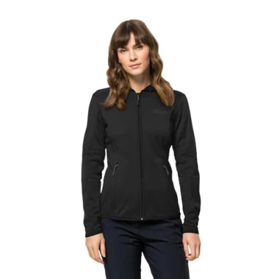 Abbildung von Jack Wolfskin Baiselberg FZ Fleecejacke, Damen, Größe: XS, Black