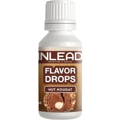 Abbildung von INLEAD Flavor Drops Zuckerfrei &amp; Kalorienfrei Aromatropfen für Speisen Getränke Vielseitig einsetzbar Top Geschmack Vegan 30ml (Nut Nougat Nuss Nougat)