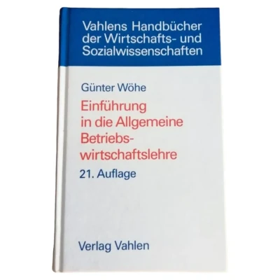 Abbildung von Einführung in die Allgemeine Betriebswirtschaftslehre 21.Auflage