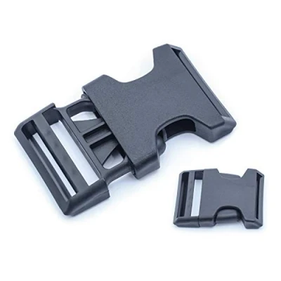 Abbildung von tukan tex Steckverschluss in 40 mm Schwarz, Kunststoff, Steckschnalle, Steckschließe, Blitzverschluss für 40mm Gurtband (5,10,50 Stck) (10 Stück)