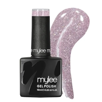 Abbildung von Mylee Reflektierender Gel Nagellack 10ml [Girls&#039; Best Friend] UV/LED, Maniküre, Pediküre, für professionellen Gebrauch im Salon sowie zu Hause [Spotlight Range] Lang anhaltend und mühelos aufzutragen