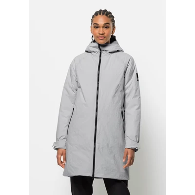 Abbildung von Jack Wolfskin Pergamon Wintermantel, Damen, Größe: Medium, Moonwalk