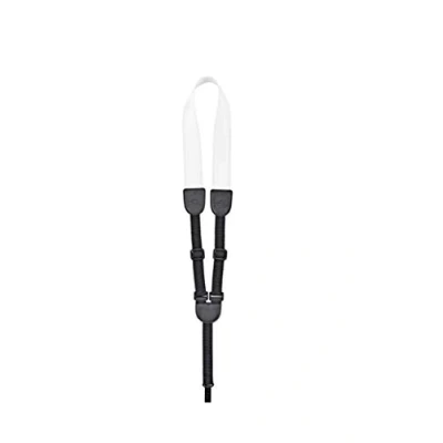 Abbildung von Ortega Guitars Nylon Schalllochgurt Ukulele ohne Bohren Straps Hook Series verstellbar weiß / white (OUSHK WH)