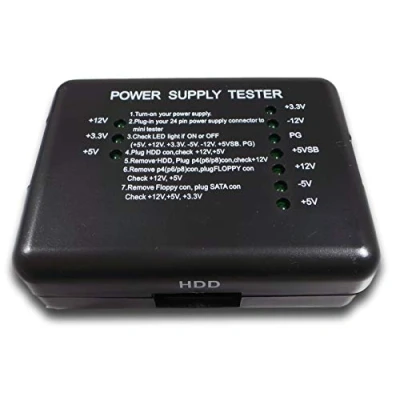 Abbildung von SM PC® ATX Netzteil Tester(20/24pin+4,6,8 pin Zusatzstecker, Floppy, SATA) #297