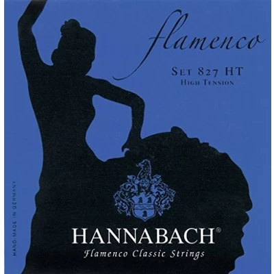 Abbildung von Hannabach Klassikgitarrensaiten Flamenco Serie 827 High Tension E6w Made in Germany 8276HT