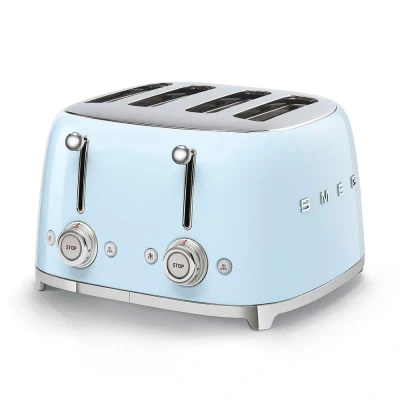 Abbildung von Smeg Toaster &quot;TSF03PBEU&quot;, 4 kurze Schlitze, 3000 W
