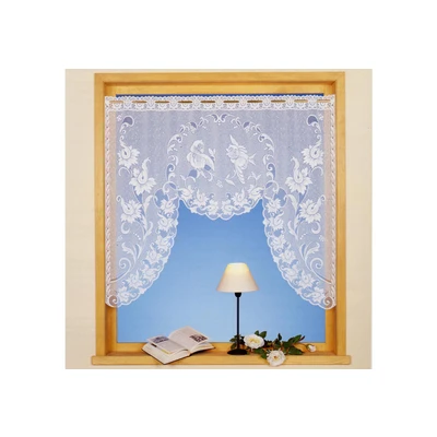 Abbildung von Weckbrodt Scheibengardine &quot;Loren&quot;, (1 St.), Gardine, Jacquard, floral, Vögel, geblümt, HxB: 95x120