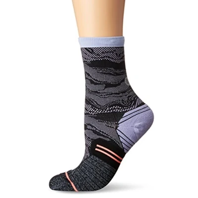 Abbildung von Stance Damen Run Fusion Mood Crew Laufsocken, violett, 35 37