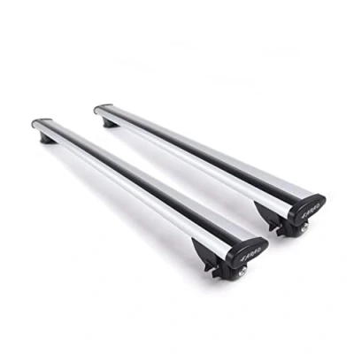 Abbildung von BM + AERODYNAMIC GREY Aluminium Dachträger für MG MOTOR EHS ab 2021 mit integrierten Bassgeländern
