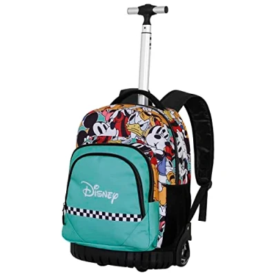 Abbildung von Micky Maus Squares FAN GTS Trolley Rucksack, Blau