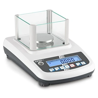 Abbildung von KERN Serie PFB Kunststoff Präzisionswaage mit Komfortabler Bedienphilosophie, 300g Wägebereich, 0,001g Ablesbarkeit, 210mm x 315mm 90mm