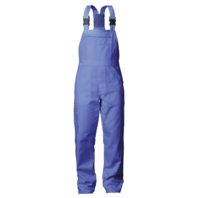 Abbildung von Latzhose Trier Farbe: Kornblau 100% Baumwolle ca. 270g/qm 58