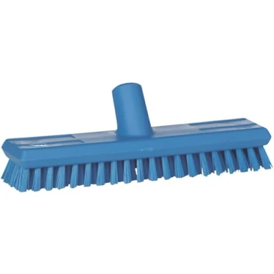 Abbildung von Vikan Bodenschrubber hart blau, 27 cm,