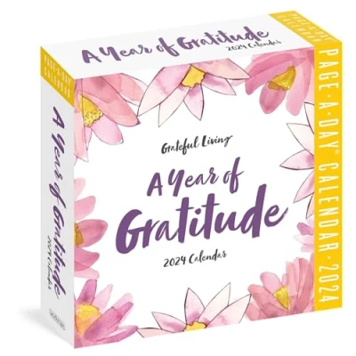 Abbildung von A Year of Gratitude Page Day Calendar 2024: Wake Up Grateful