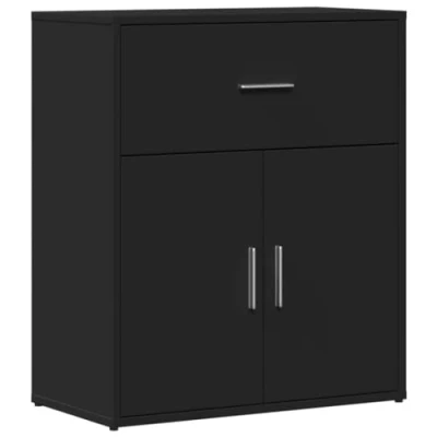 Abbildung von vidaXL Sideboard Schwarz 60x31x70 cm Holzwerkstoff (1 St)
