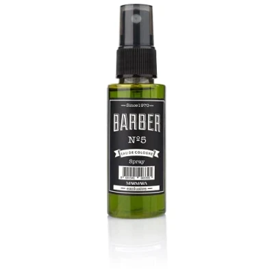 Abbildung von BARBER MARMARA No.5 Mini Eau de Cologne Pump spray Herren (1x 50ml) Aftershave Men Duftwasser für Unterwegs Herrenduft Reisegröße 70 Alkohol Duftfläschchen mit Zerstäuber