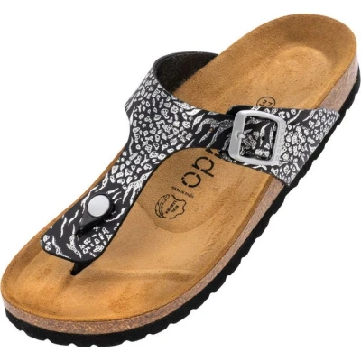 Abbildung von Palado KOS Zehentrenner, Damen, Größe: 36, Ornament schwarz Schuhe