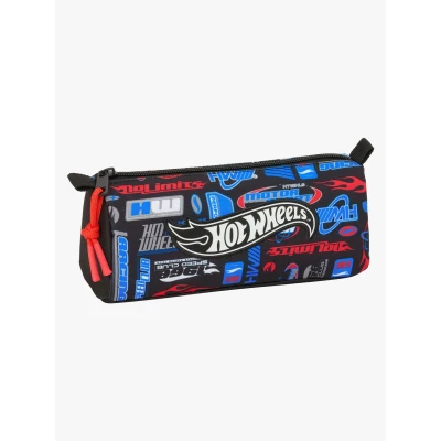 Abbildung von safta HOT Wheels Federmäppchen mit Reißverschluss und Fach, für Kinder, ideal Kinder im Schulalter, bequem vielseitig, Qualität Widerstandsfähigkeit, 21 x 7 8 cm, bunt, M, Casual
