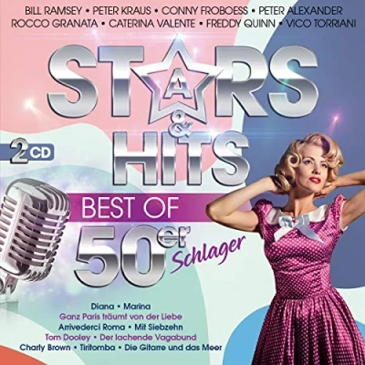 Abbildung von Stars &amp; Hits; Best of 50er Schlager incl. Diana; Marina; Ganz Paris träumt von Der Liebe; Arrivederci Roma; Mit Siebzehn; Tom Dooley; Tiritomba; lachende Vagabund; Die Gitarre und das Meer