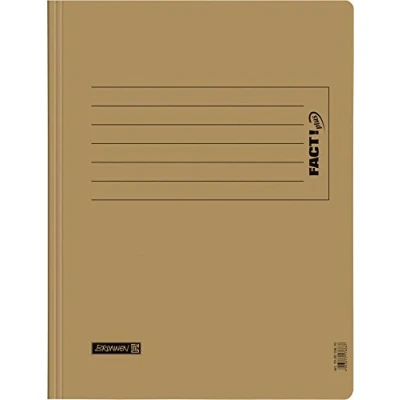 Abbildung von Brunnen Schnellhefter, aus Pappe, 13 Farben, extra stark, 375 g/m² Pacco da 10 braun