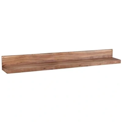 Abbildung von Massivholz Wandregal 160 cm Akazie Wandboard