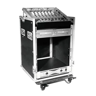 Abbildung von ROADINGER Spezial Kombi Case Profi, 12HE mit Rollen Flightcase