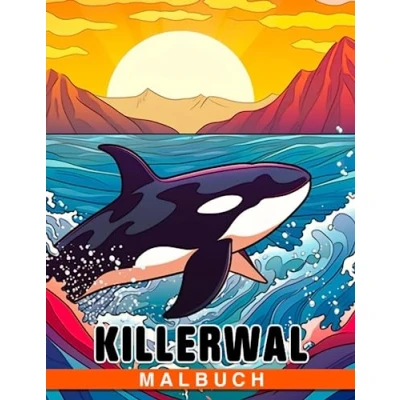 Abbildung von Killerwal Malbuch: Malvorlagen von Orcas für alle Altersgruppen zum Ausmalen. Perfekt Scherz , Weihnachts Stressabbau und Wichtelgeschenke.